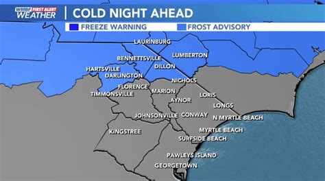 Patchy frost Monday night, gradual warm up through work week